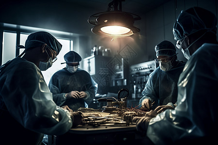 医生在手术室中图片