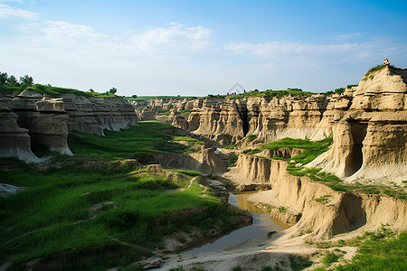 黄土高原景区背景图片