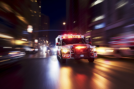 抢救生命安全的救护车图片