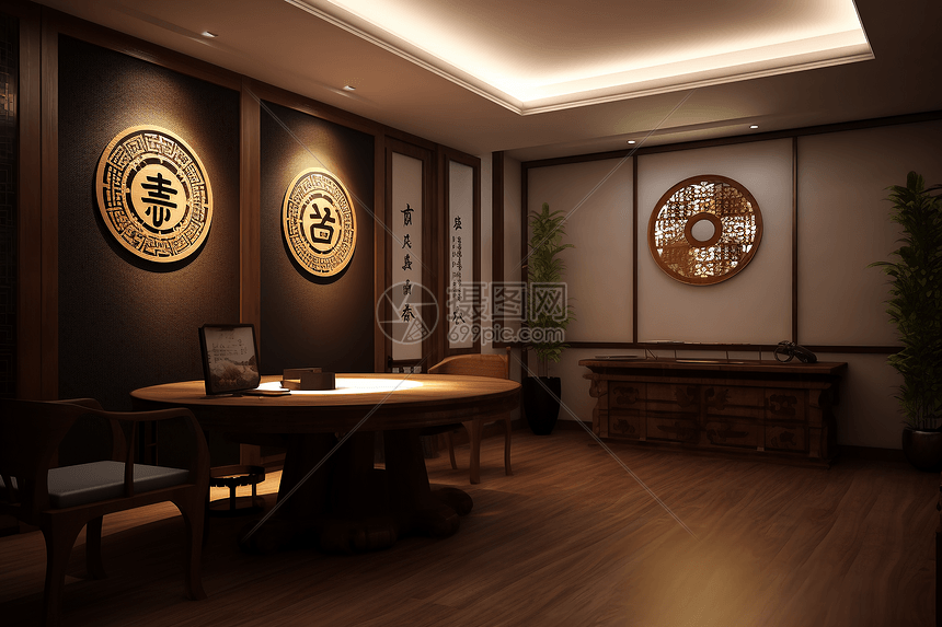 中式木质房间图片