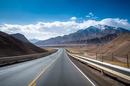 宽敞的高速公路高清图片