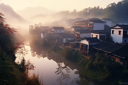 美丽的乡村风景图片