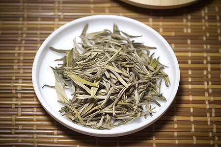 白茶茶饼背景图片