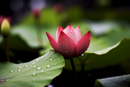 雨后荷花雨后荷花高清图片