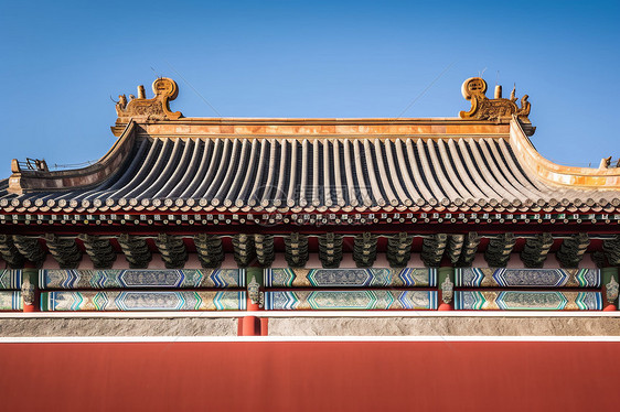 中国古典建筑房檐图片