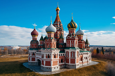 俄罗斯风格城堡建筑图片