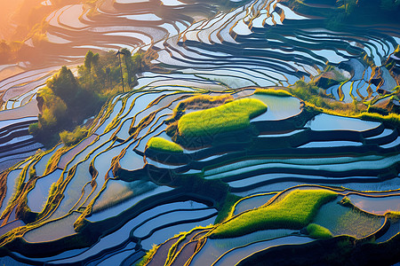 元阳梯田自然景观图片