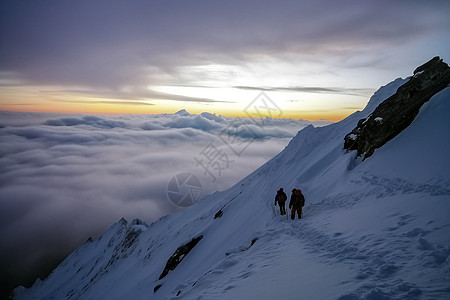 极限跳伞户外极限登山背景