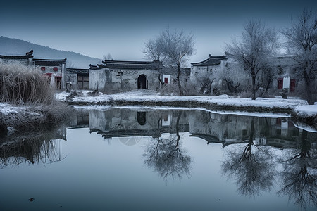 黄山乡村自然景观图片