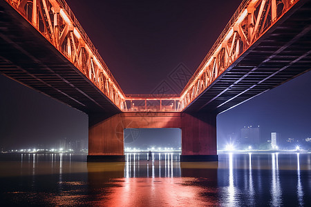 夜景工业建筑的自然景观图片