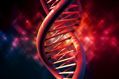 抽象螺旋形DNA链表示图片