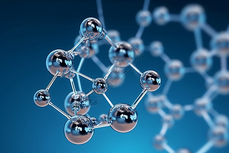 生物分子结构背景图片