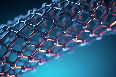 纳米分子结构背景背景图片