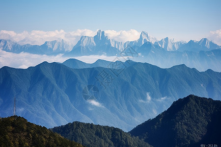 美丽的山脉风景图片