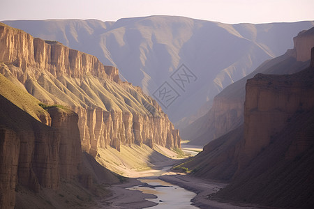 大峡谷地质地貌背景图片