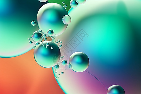 五颜六色的气泡图片