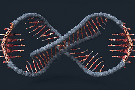 dna螺旋模型背景图片