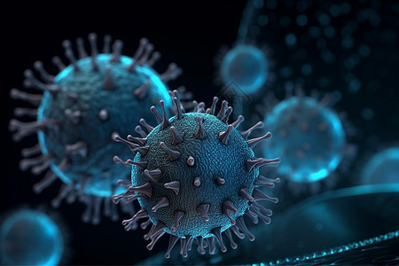 病毒细胞背景图片