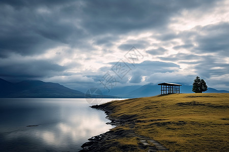 旅游胜地山川湖泊图片