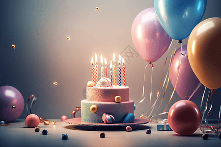 庆祝蛋糕3D蛋糕庆祝设计图片