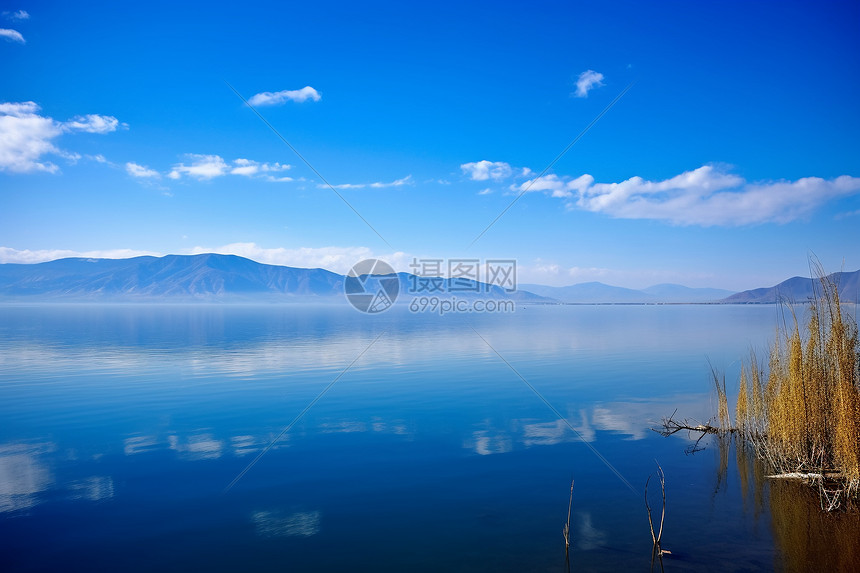 洱海的美丽风景图片