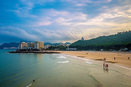 海岸城市图片