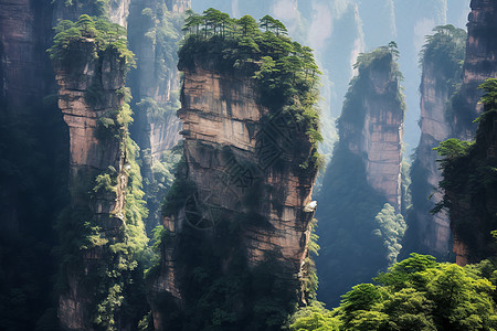 群峰风景名胜区背景图片