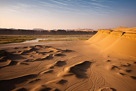 荒芜的沙漠图片