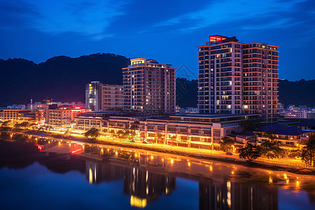 海滨城市自然风光图片