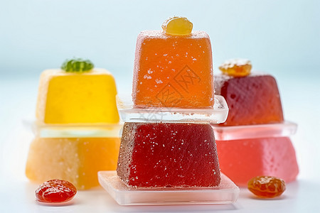糖果味的果冻图片