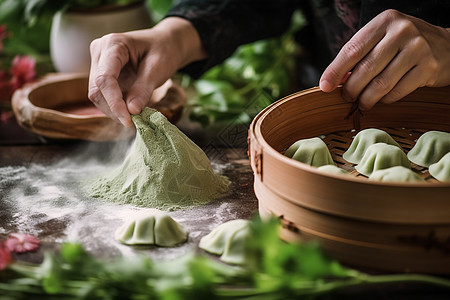 制作手工饺子图片