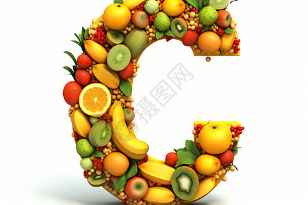 设计的水果拼贴图片