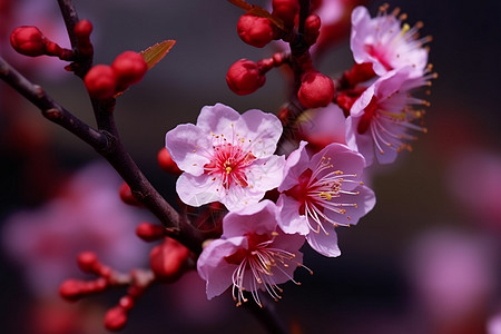 高傲的梅花图片