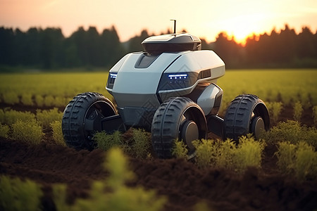 未来农业机器人播种图片