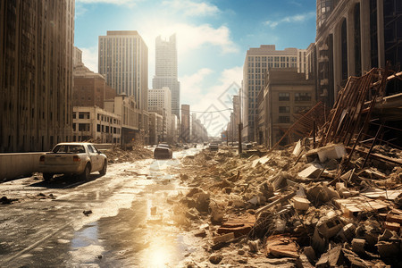 洪水对城市生活的影响图片