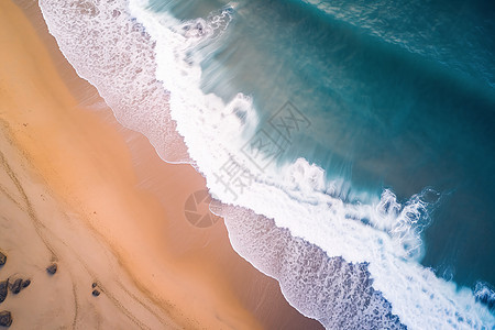 美丽的夏日海滩背景图片