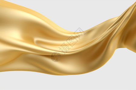 丝滑的金色绸缎背景图片