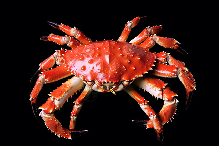 大闸蟹背景螃蟹的特写镜头设计图片