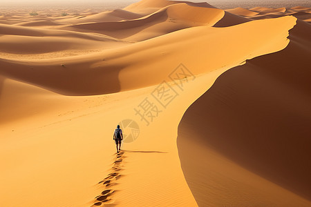 沙漠的景观背景图片