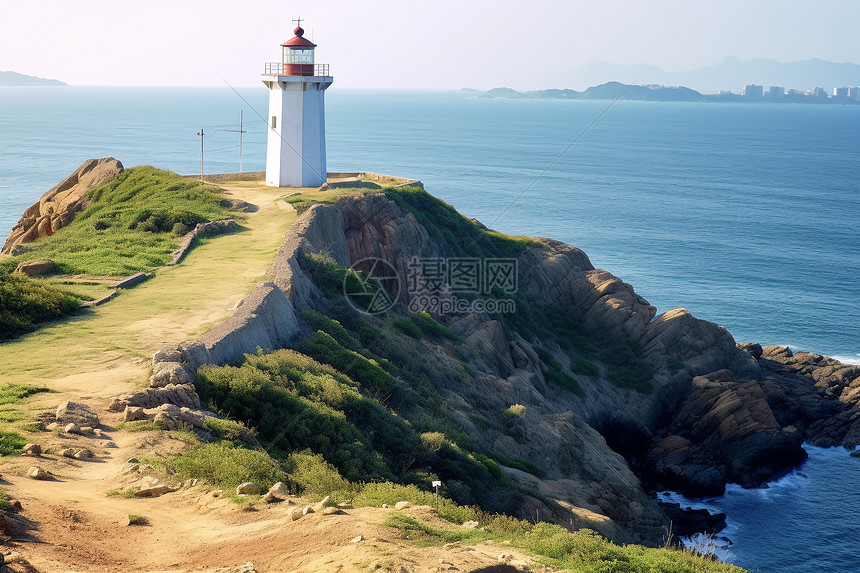 辽阔的海景图片