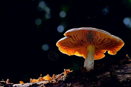树木上的蘑菇图片