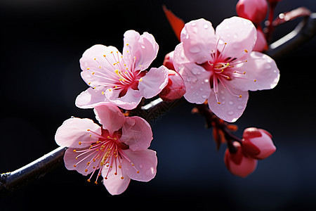 梅花植物特写图片