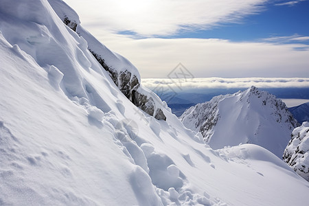 太白山户外登山风景图片