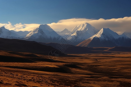 壮观的喜马拉雅山山脉图片