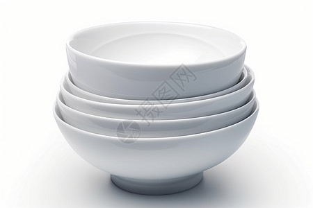 白色陶瓷餐具图片