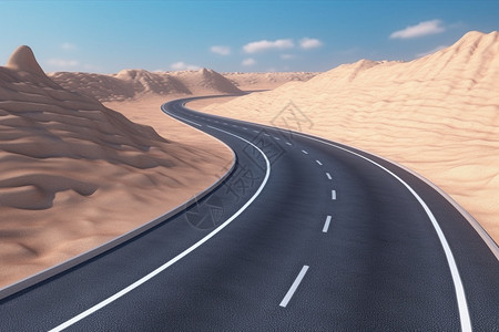 沙漠公路背景图片