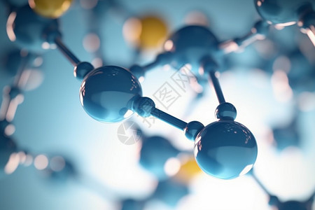 生物化学分子背景图片