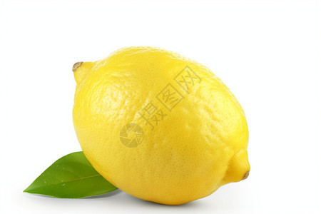 白色背景下的柠檬图片