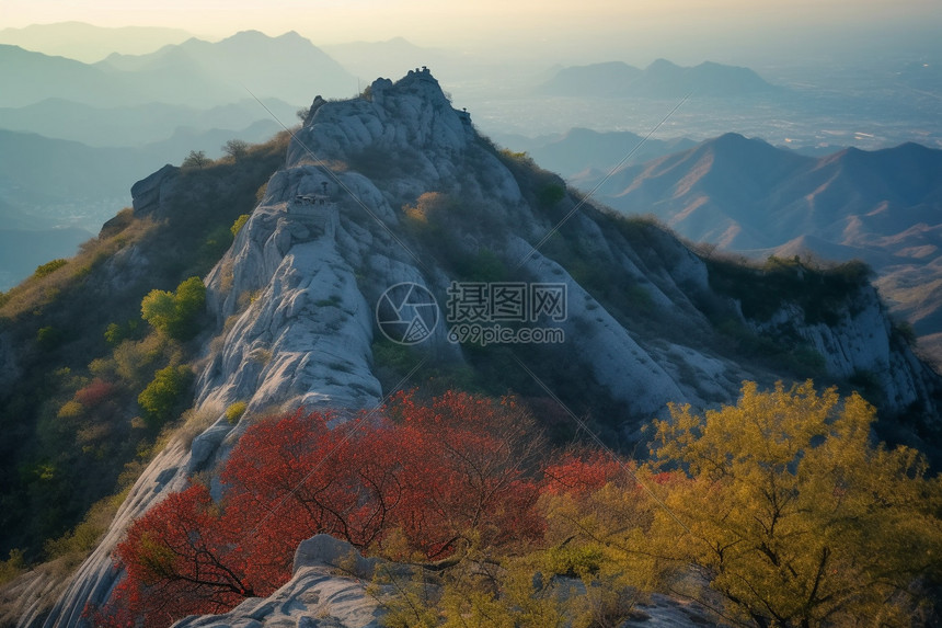 秋天的山区风景区图片