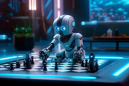 游戏机器人的技术和战略背景图片